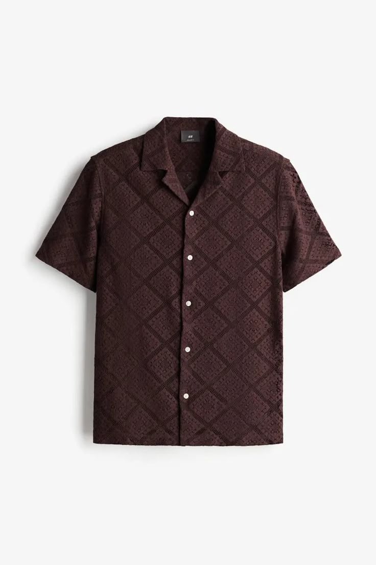 Mens Brown Shirt